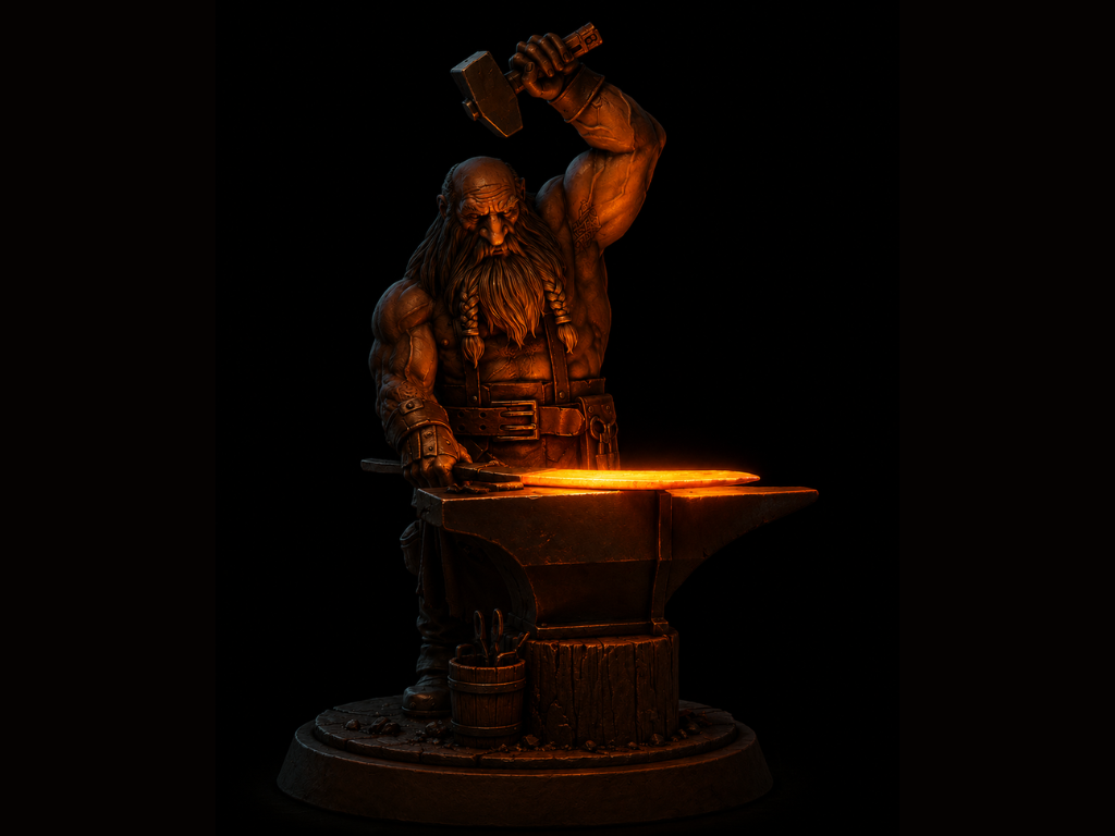 75mm Blacksmith Bust assignment