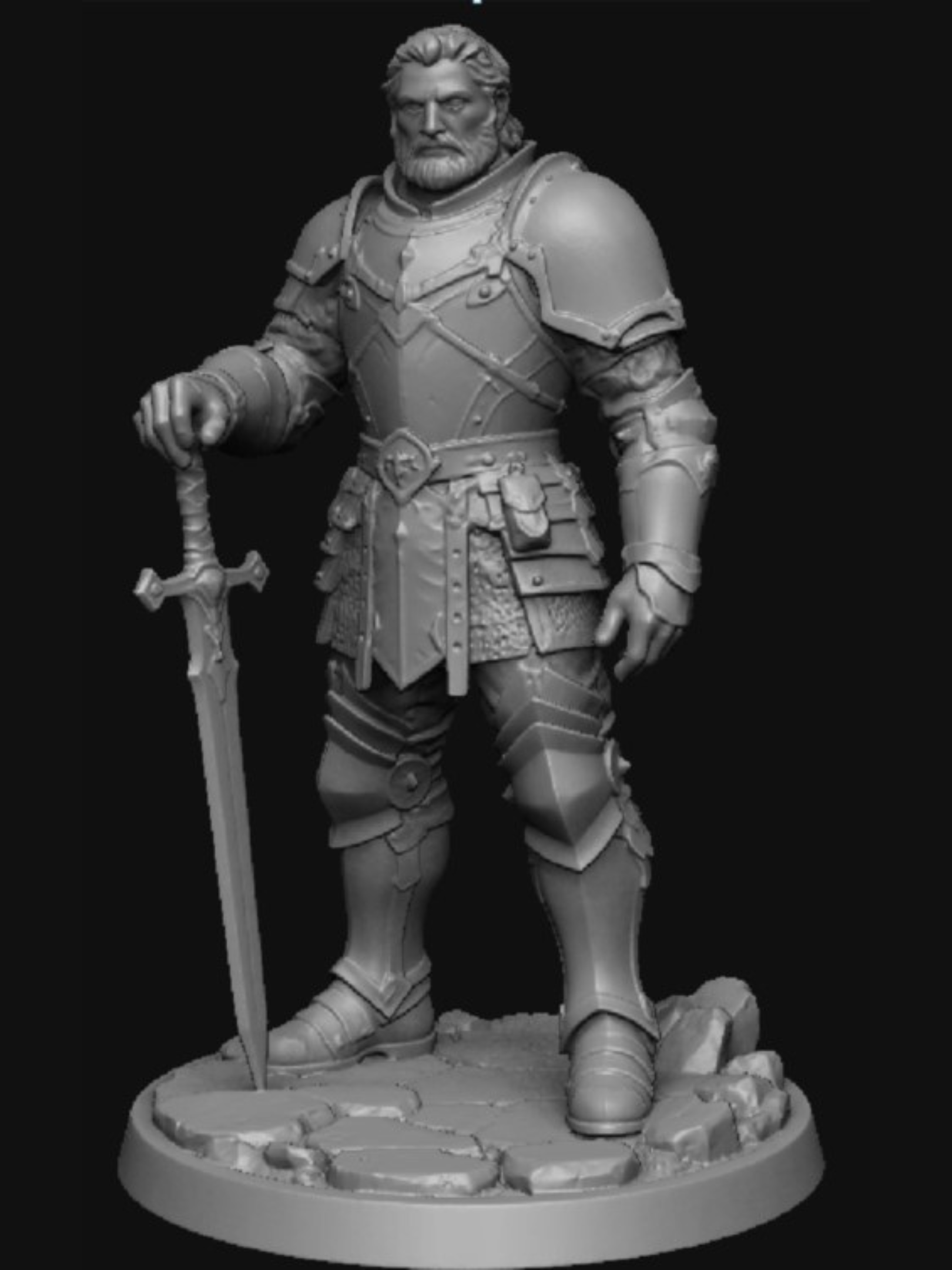 Miniature sculpting workshop, cape and shoulder emblem conversion